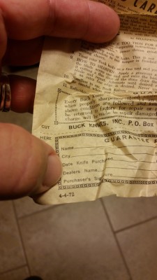 Early Date From Original Warranty