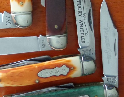Schrade Bicentennial and Heritage stamps