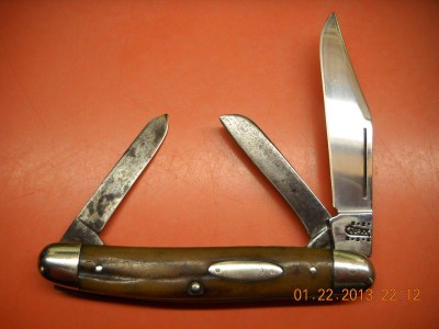 new blade in a real pocket worn Case 5347