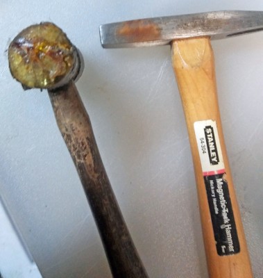 Celluloid hammer rusting other hammer a.jpg