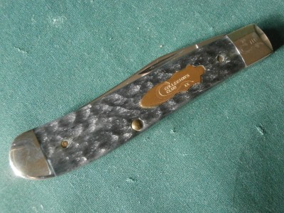 1992 CASE CCC GY6107 Jigged Gray Bone Mini Trapper