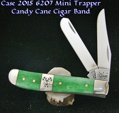 Case 2015 6207 Mini Trapper Candy Cane Cigar Band -- Labeled.JPG