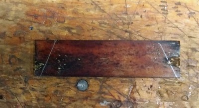 Cut lines transferred to handle