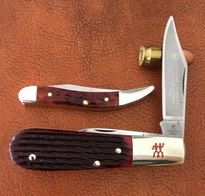 Henckels Barlow &amp; Case Small Texas Thoothpick, carbon steel &amp; bone on both