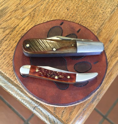 Cattaraugus #2159, carbon &amp; bone, '15 Case Small Texas Toothpick, CV &amp; bone