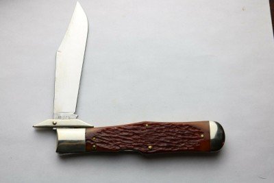 Winchester USA W 15 19109 1_2 1994 BO Burnt Orange Bone Coke Bottle Swing Guard 005.jpg