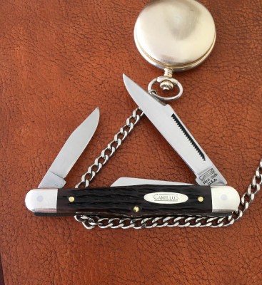Camillus #72 Carpenter's &amp; Whittler's Knife, carbon &amp; bone
