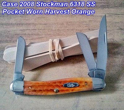Case 2008 Stockman 6318 SS Pocket Worn Harvest Orange Labeled.jpg