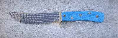 165OT  - BLUE CAMEL BONE - DOG PAW MOSAIC PINS (2r).jpg