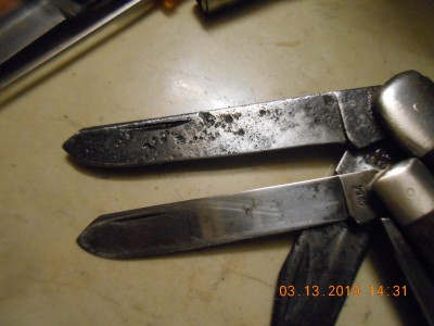 Compared to a same year Trapper spay blade