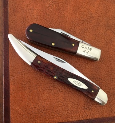 '70 Case #62009 1/2 Barlow &amp; '72 Case #61093 Texas Toothpick, both CV &amp; bone