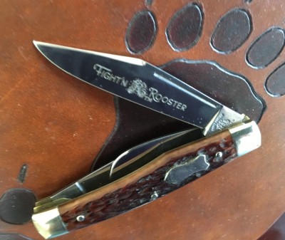 Fight'n Rooster Gunstock Stockman carbon &amp; bone