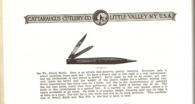 Cattaraugus Pencil Knife