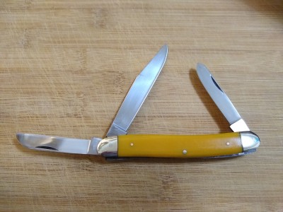 4 3/4 yellow Carl Schlieper stockman