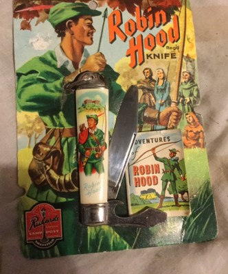 Robin Hood! I’ve been fascinated by the legend since before I could read. My mom and grandmother read it to me over and over. (McSpadden version). I still collect Robin related items. Bonus - it’s a Richards!