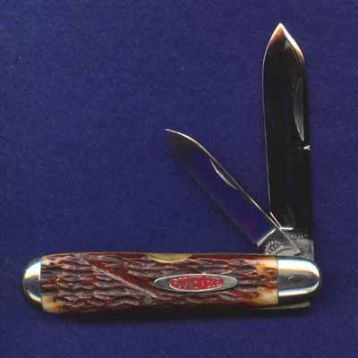 622787 3 3/4" Regular PocketEze Jack with Sabre-cut Spear Master. Etched, "INDIANNAPOLIS PAINT &amp; COLOR".