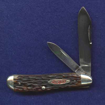 623414 3 1/4" Dog-Leg PocketEze Jack. This pattern is most often found with ivoroid handles, not bone.
