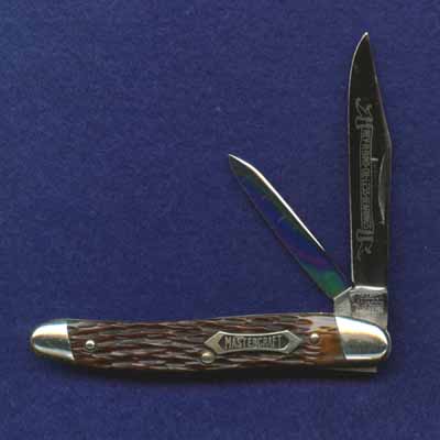 623657 3 3/8" Bone Handled MasterCraft Sepentine Jack.