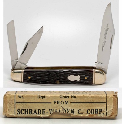 Schrade Walden NY USA 804 in factory repair box