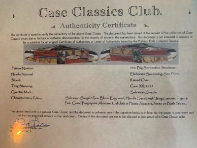 Deluxe Cert