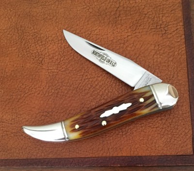 Northfield UN-X-LD (GEC) #128119 Toothpick with 1095 &amp; Copperhead Pony Cut jigged bone.