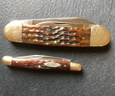 1994 #62131 Canoe &amp; 1965-'69 #6227 Small Premium Jack, both with CV &amp; bone