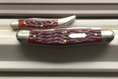 2018 Northfield UN-X-LD (GEC) #828318 Dixie Stockman with 1095 &amp; bone &amp; 2015 Case #610096CV Small Texas Toothpick with CV &amp; bone