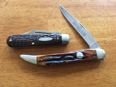 Case #62031 1/2 Barehead Regular Jack with CV &amp; bone &amp; Queen #20ACBS Toothpick with D2 &amp; bone