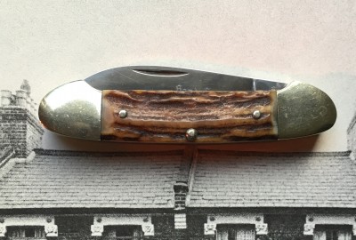 Henckels #1935 Canoe with 1095 &amp; stag