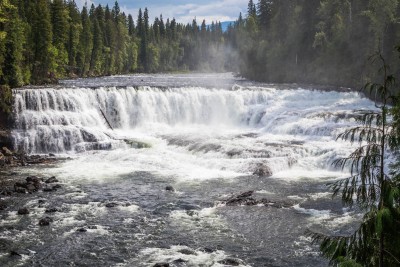 Dawson Falls in Wells Gray Provincial Park, BC.