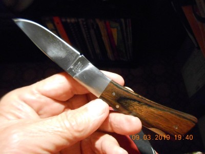 Solid knife. JET-AER CORP stamped on the pile side.