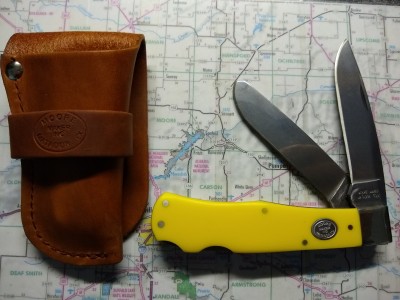 Moore Maker 3206DLB yellow delrin, CS steel (1095?)