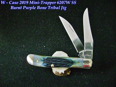 W - Case 2019 Mini-Trapper 6207W SS Burnt Purple Bone Tribal Jig - Labeled.JPG