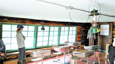 They had lanterns, but not electric like these.