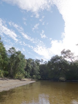 River and sky