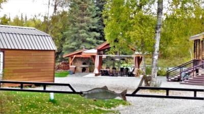 Complete with a Gazebo, firepit and outdoor pizza oven.