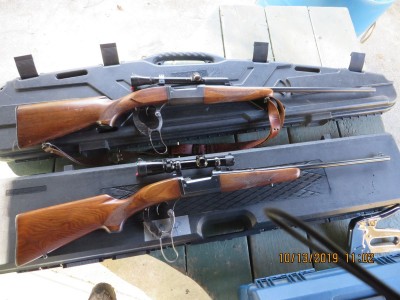 I like vintage rifles, blued steel and walnut.