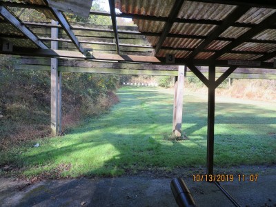 The farthest distance you can shoot at Guthsville.