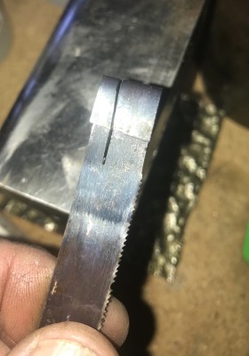 Cutting off a slice