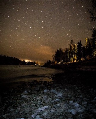 Looking up the Kenai River