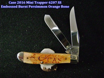 Case 2016 Mini Trapper 6207 SS Embossed Burnt Persimmon Orange Bone - Labeled 1.JPG