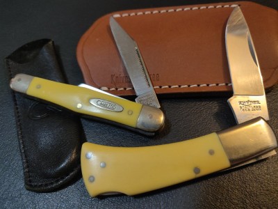 Camillus Yello-Jaket 72, Khyber 1603 lockback