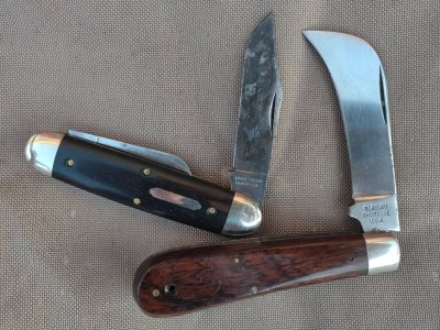GEC 35 Churchill in ebony, Robeson 007 hawkbill in rosewood