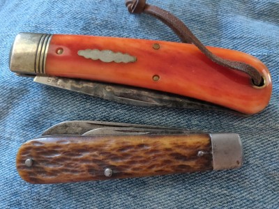 GEC 43 in smooth orange camel bone, Voos barehead jack in Rogers bone