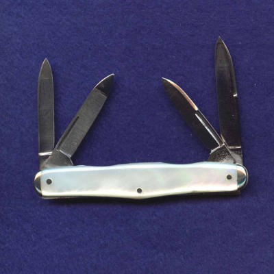 Every blade on this knife, except  the file, has a swedge