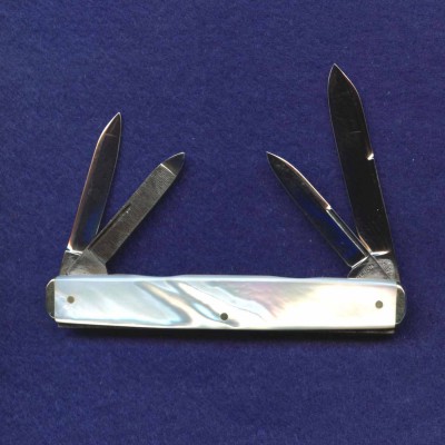 Every blade on this knife, except the file, has a swedge.