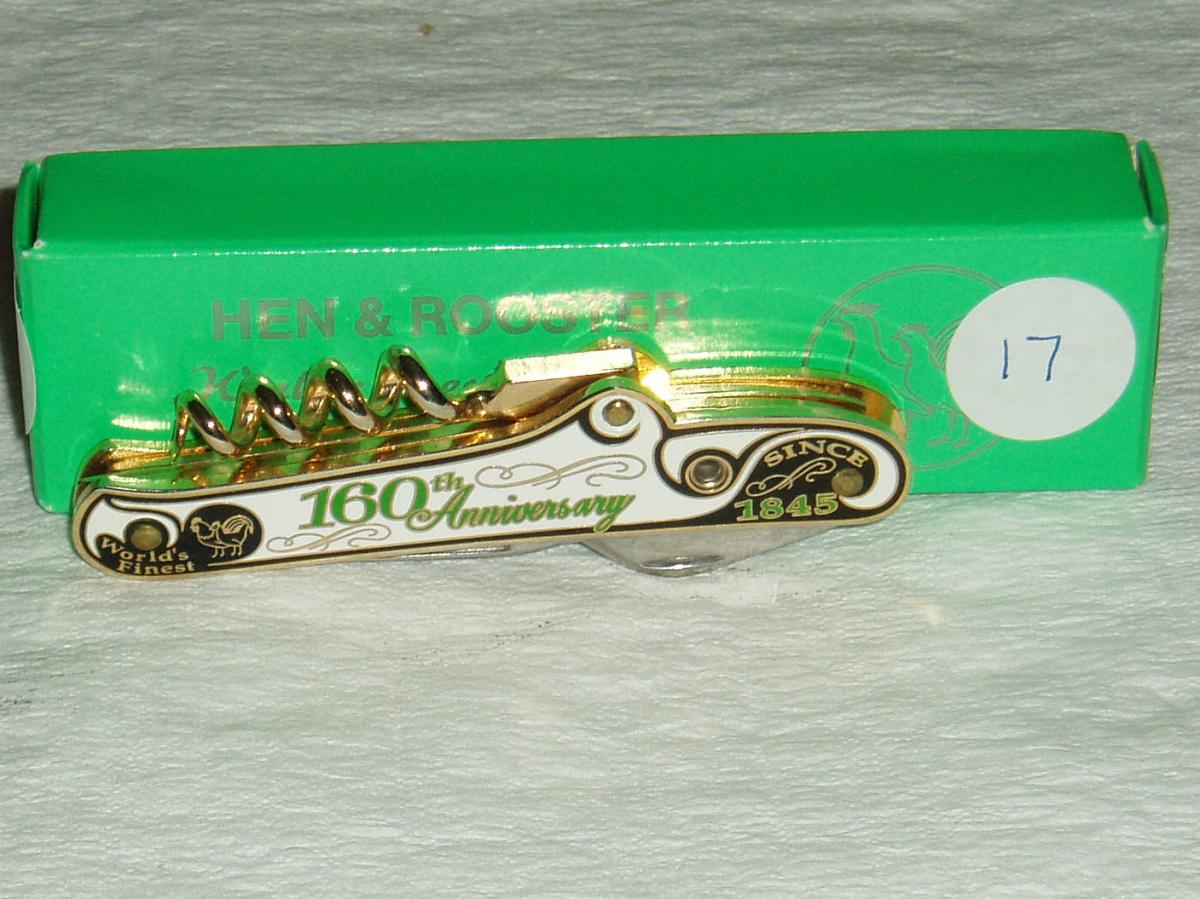 Hen and rooster Bartenders Knife