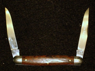 This is a good one.  It is one of two 66 muskrats made with bocate wood handles.
