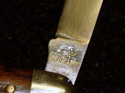 Close up of the tang stamp on the 66