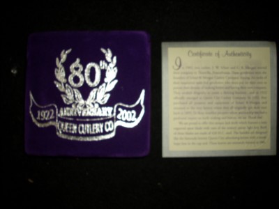 80th Annv. Knife